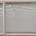 Off white aluminium awning window