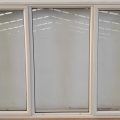 Off White Aluminium Twin Awning Window