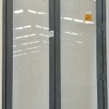 Denim blue aluminium bi-fold door