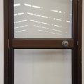 Bronze aluminium door