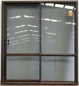 Bronze aluminium sliding door