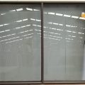 Bronze aluminium sliding door