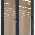 Black aluminium French doors