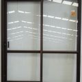 Bronze aluminium sliding door