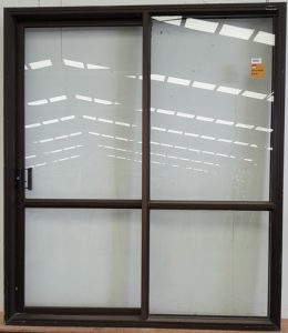 Bronze aluminium sliding door
