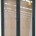 Black aluminium French doors