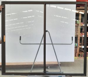 Bronze aluminium sliding door