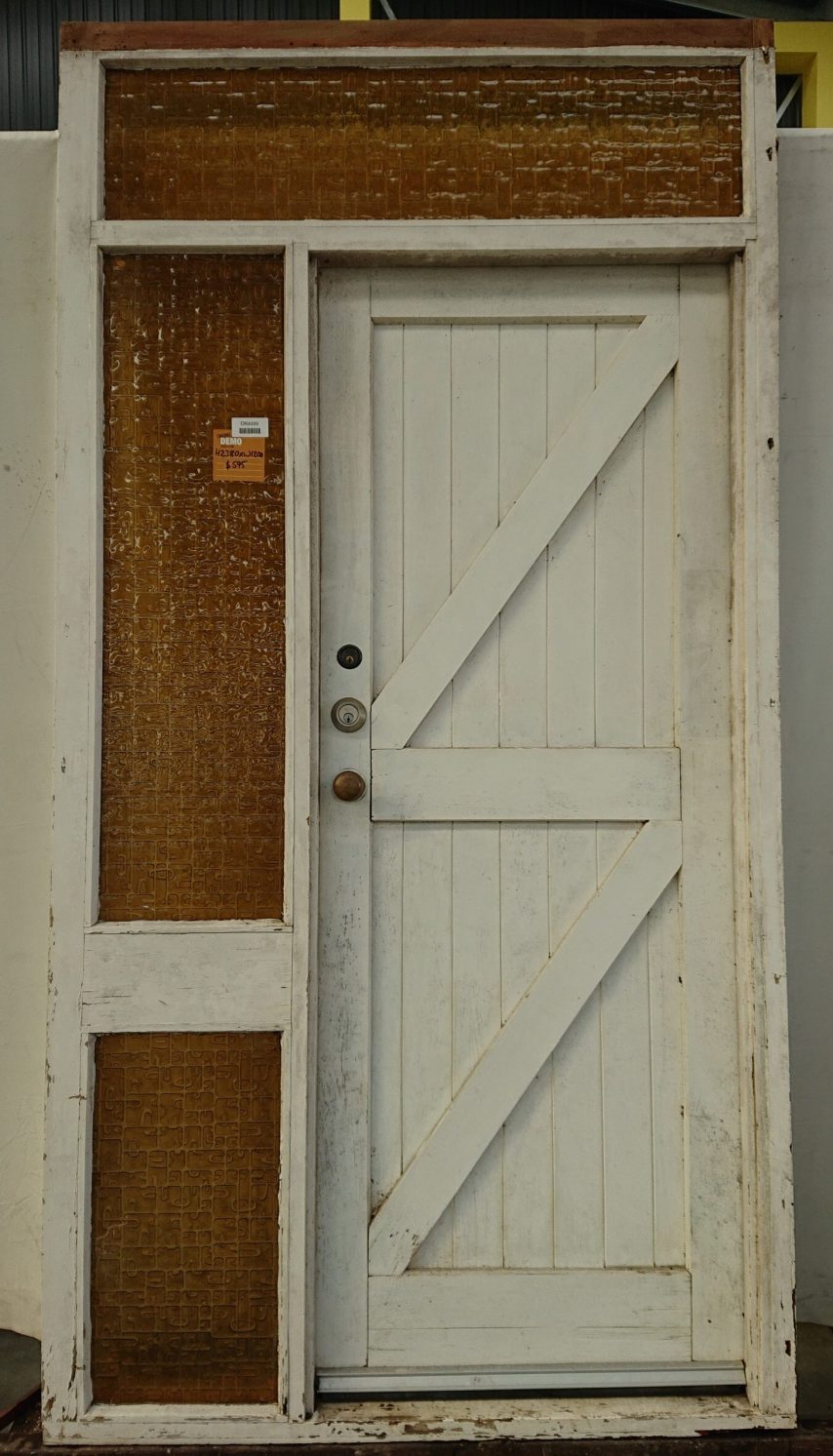 Wooden exterior door