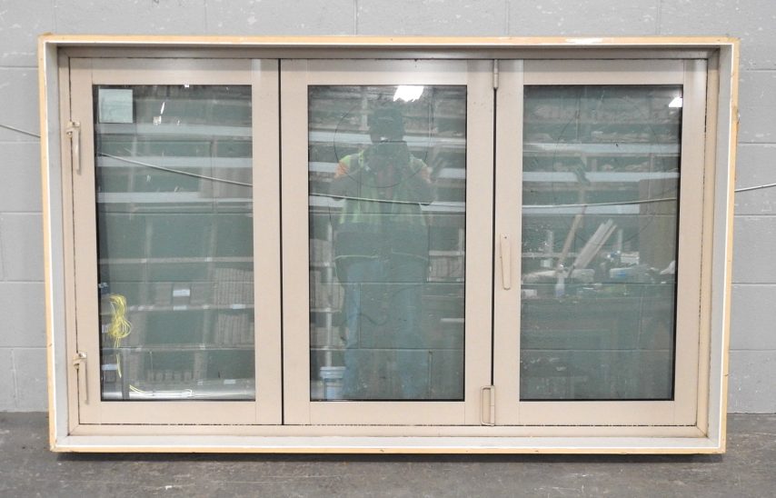 Almond Aluminium Bi-Fold Window - Double Glazed