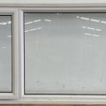 White aluminium awning window