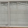 White aluminium awning window