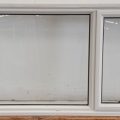 White aluminium awning window