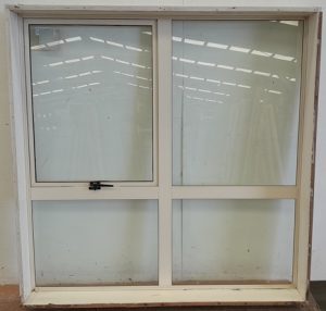 Off white aluminium awning window