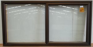 Bronze aluminium awning window
