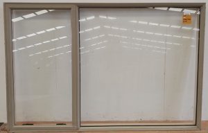 Mist green aluminium awning window