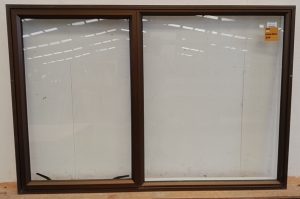 Bronze aluminium awning window