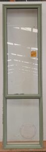 Mint green aluminium awning window