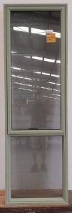 Mint green aluminium awning window