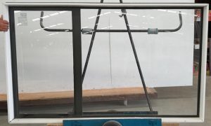 Karaka green aluminium awning window