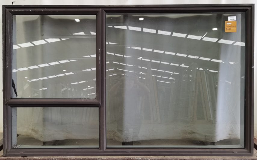 Lignite aluminium single awning window