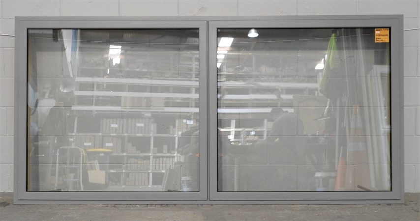 Sandstone Aluminium Double Awning Window - New