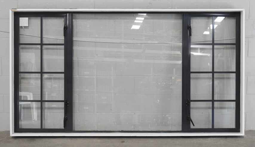 Denim Blue Aluminium Casement Window