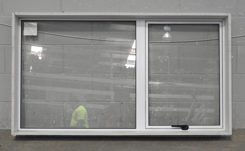 White Aluminium Single Awning Window