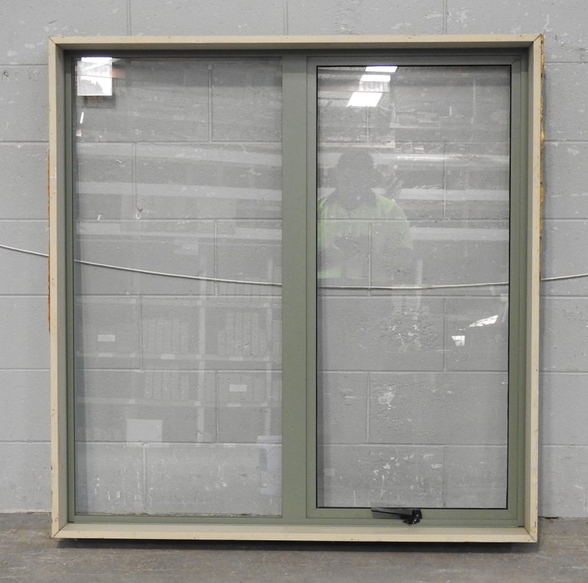 Mist Green Aluminium Single Awning Window