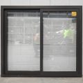 Dark Brown Aluminium Sliding Window - Double Glazed