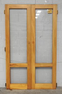 Wooden Interior Double Doors - Unhung