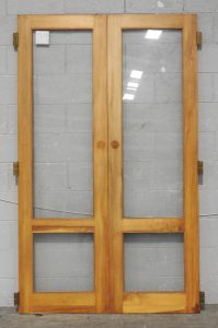 Wooden Interior Double Doors - Unhung