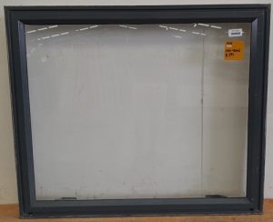 Denim blue aluminium awning window
