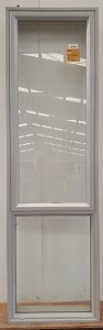 Un-used Silver pearl aluminium awning window