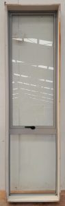 Un-used Silver pearl aluminium awning window