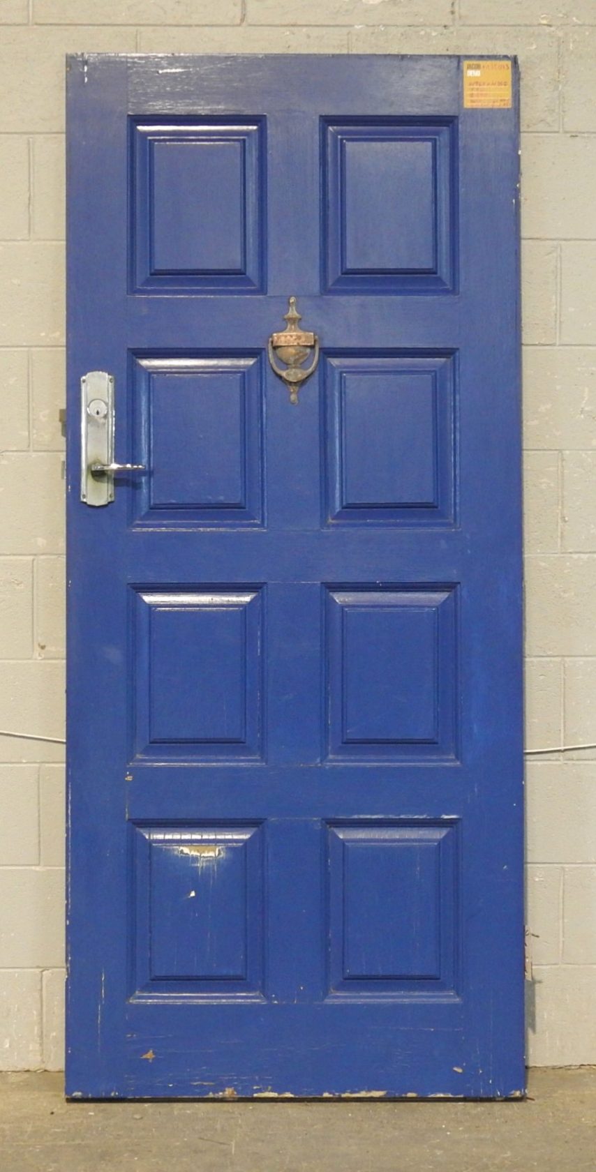 Wooden Exterior 8 Panel Door - Unhung