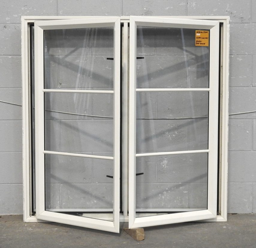 Off White Aluminium Casement Window