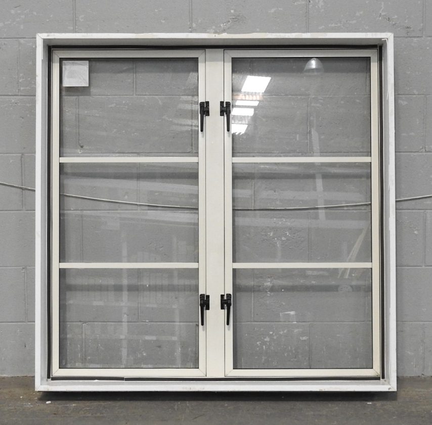 Off White Aluminium Casement Window