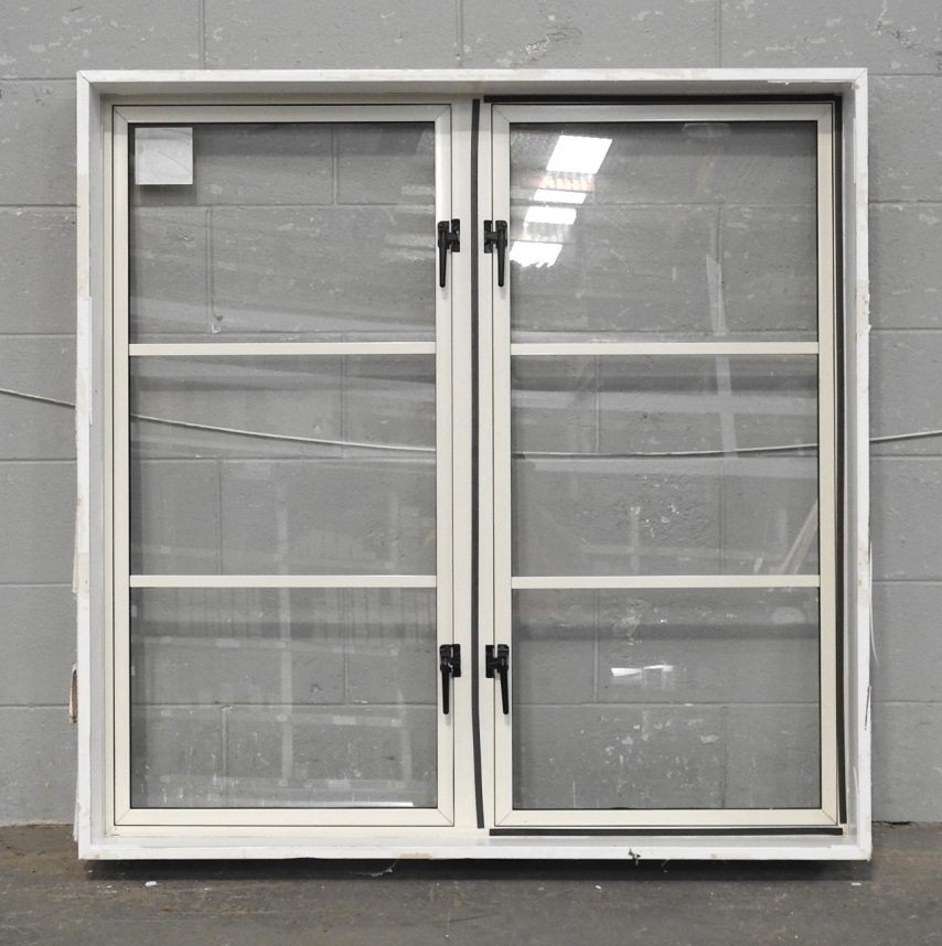 Off White Aluminium Casement Window