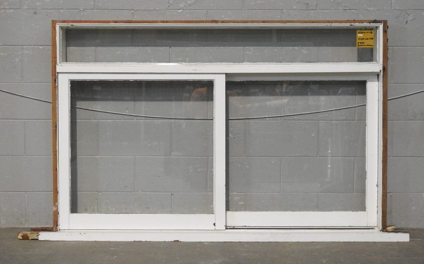 Wooden Sliding Window with Toplight