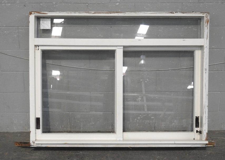 Wooden Sliding Window with Toplight