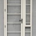 Off White Aluminium Door With Sidelight