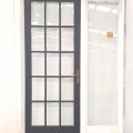 Wooden colonial entrance door with sidelight
