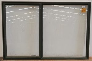 Karaka green aluminium awning window