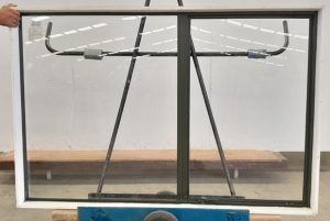 Karaka green aluminium awning window
