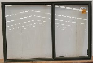 Karaka green aluminium awning window