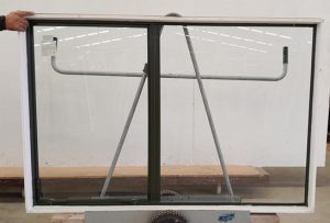 Karaka green aluminium awning window