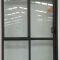 Double glazed Karaka green sliding door