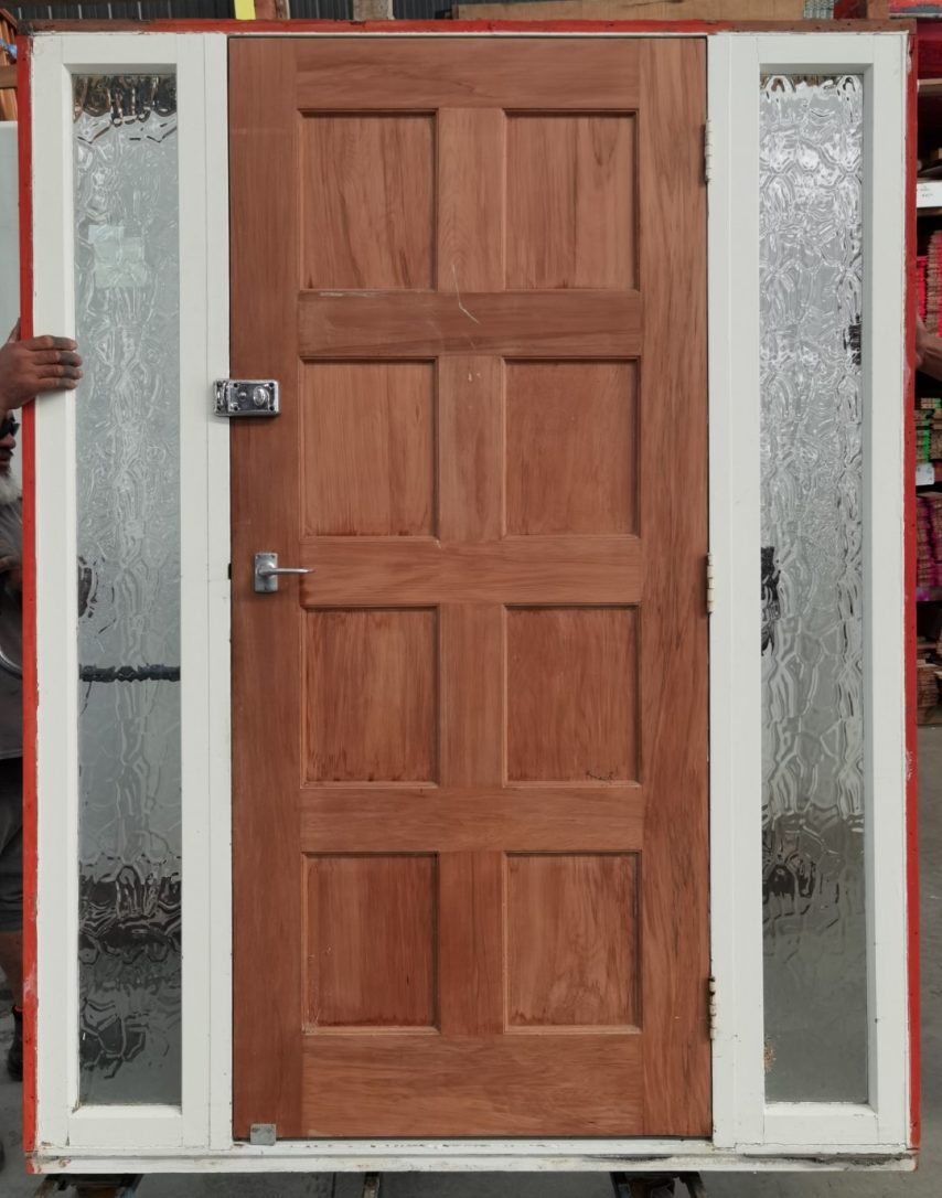 Wooden rimu entrance door