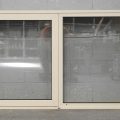 Off White Aluminium Awning Window - Double Glazed