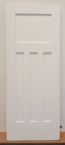 Wooden bungalow door